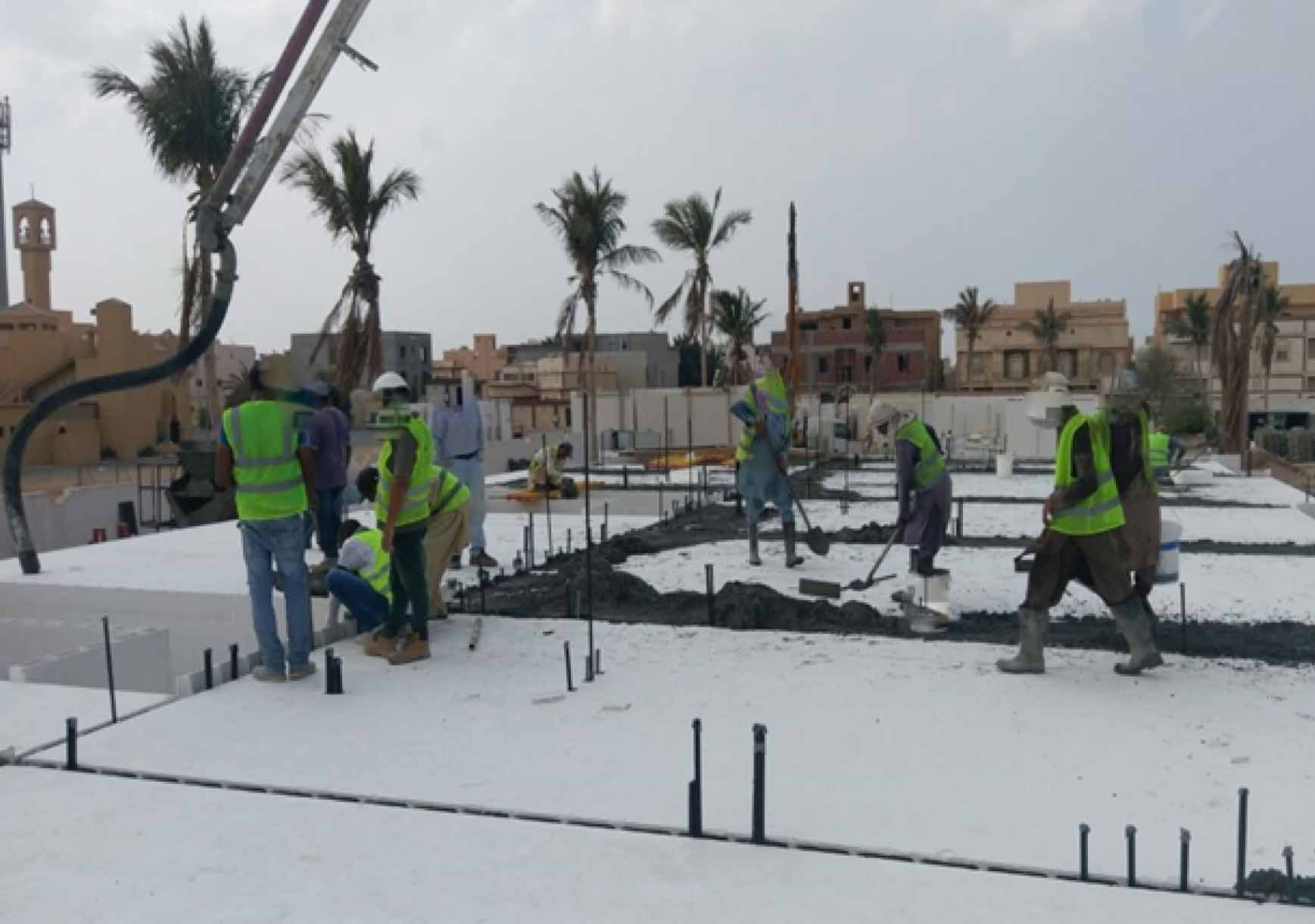 Pouring the walls